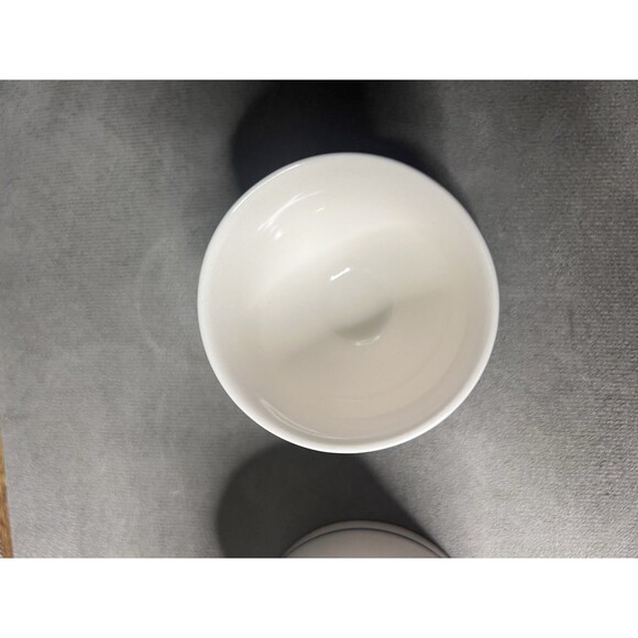 Norpro Butter Keeper French Bell Stoneware Dish Crock Kitchen blue stripe 4 Inch - Picture 4 of 12